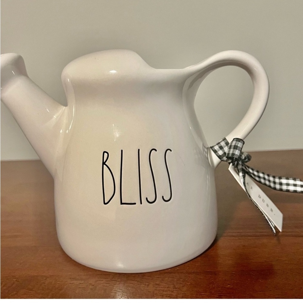 Rae Dunn. ceramic “BLISS” water pitcher by Magenta.NWOT